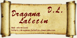 Dragana Laletin vizit kartica